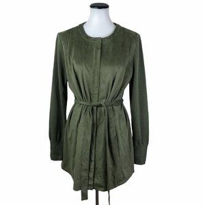 H By Halston Faux Suede Jacket 14 #175